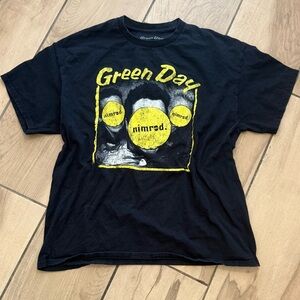 Green Day Black Graphic T-Shirt